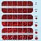 7000pcs+ Flatback Glass Hotfix Iron On Rhinestones Crystal for DIY Making with 1 Tweezer & 1 Picking Pen for Shoes, Clothes, Face Art, Bags, Manicure (Siam, 5-Sizes)
